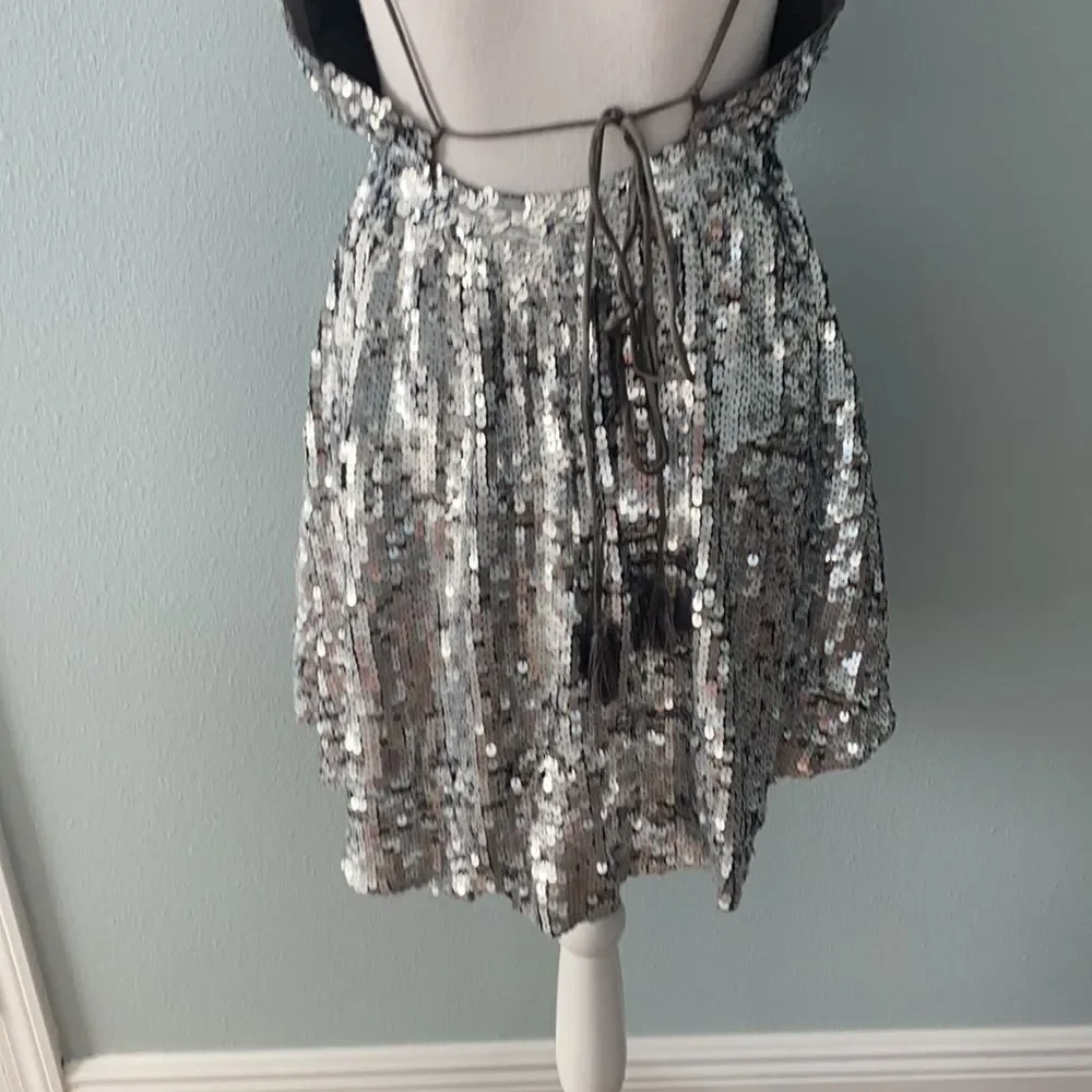 NWT Free People Bali Shimmerfest Mini Dress Size S